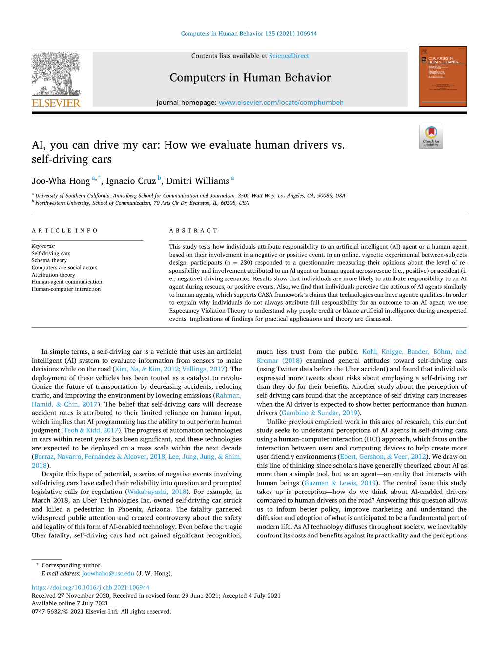 How We Evaluate Human Drivers Vs. Self-Driving Cars