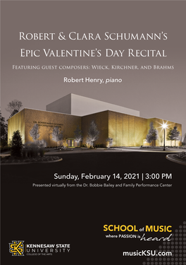 Robert & Clara Schumann's Epic Valentine's Day Recital