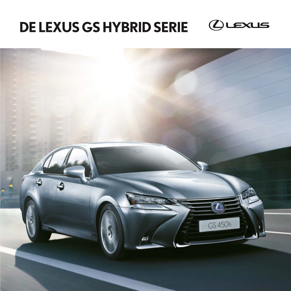 De Lexus Gs Hybrid Serie