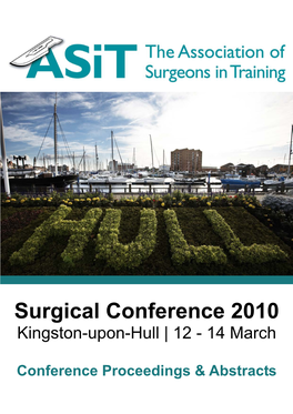 Surgical Conference 2010 Kingston-Upon-Hull | 12 - 14 March