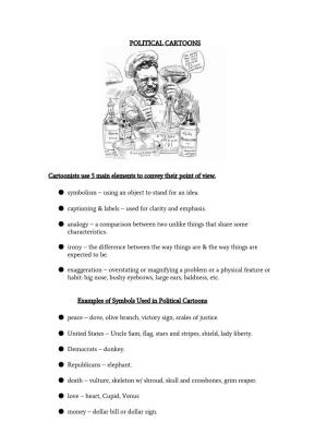 Elements of a Political Cartoon