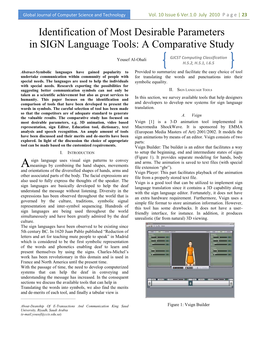 Global Journal of Computer Science and Technology Vol
