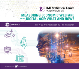 IMF 6Th Statistical Forum Agenda and Bios