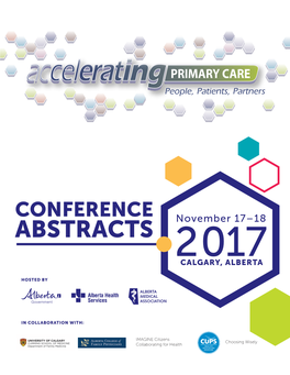Abstracts 2017 Calgary, Alberta