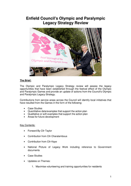 Enfield Council's Olympic and Paralympic Legacy Strategy Review