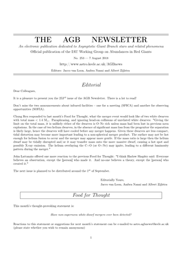 The Agb Newsletter