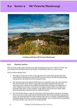 Wellington Town Belt Management Plan - June 2013