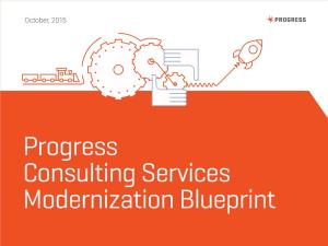 Progress Consulting Services Modernization Blueprint