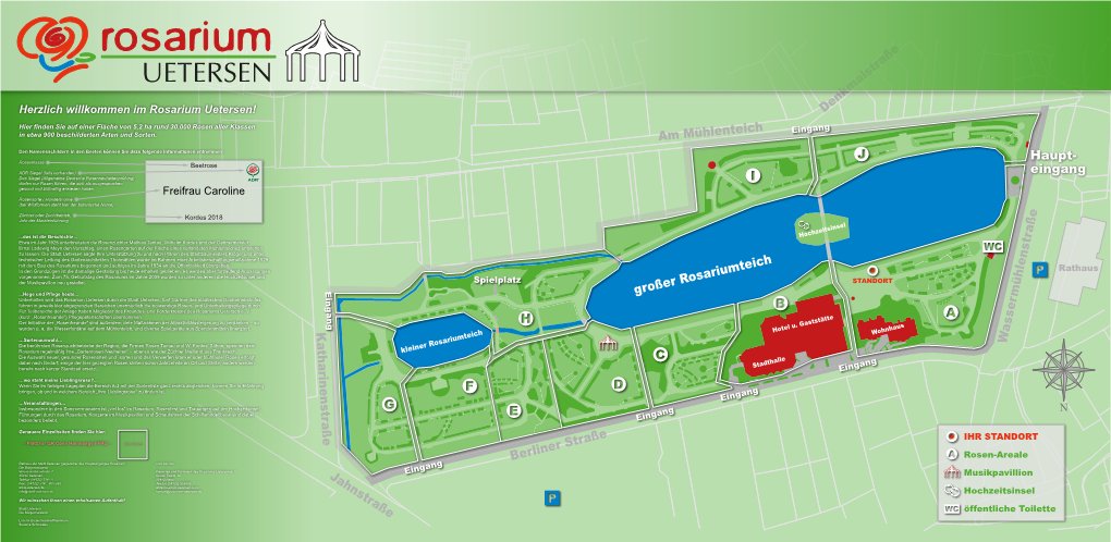 Herzlich Willkommen Im Rosarium Uetersen! Denkmalstraße