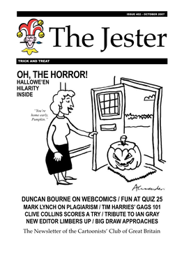 Oh, the Horror! Hallowe’En Hilarity Inside