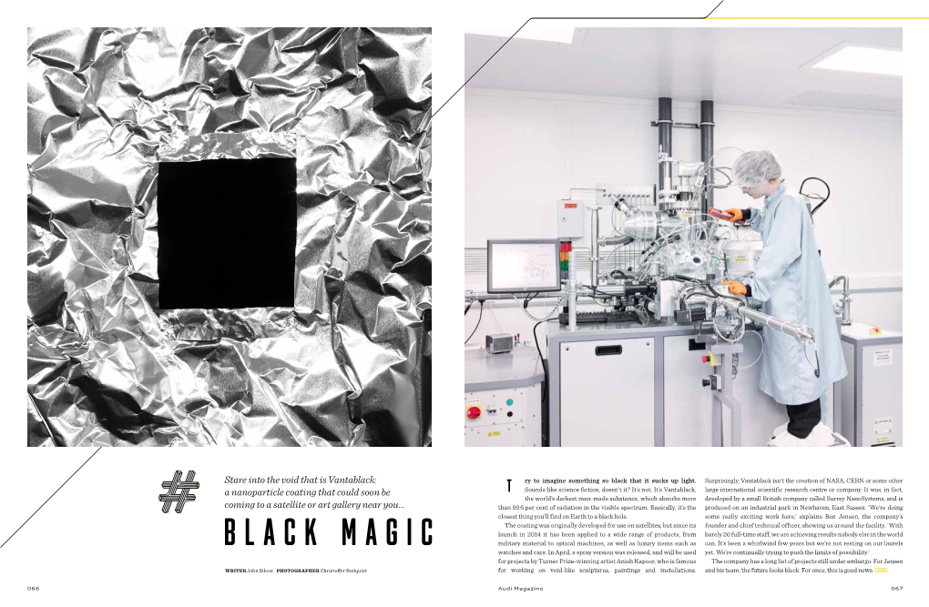 BLACK MAGIC Military Material to Optical Machines, As Well As Luxury Items Such As Can