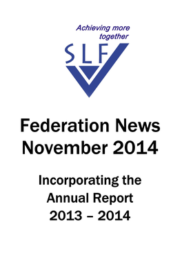 Federation News November 2014