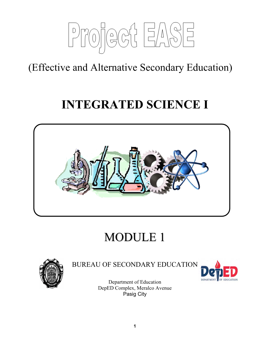Integrated Science I Module 1