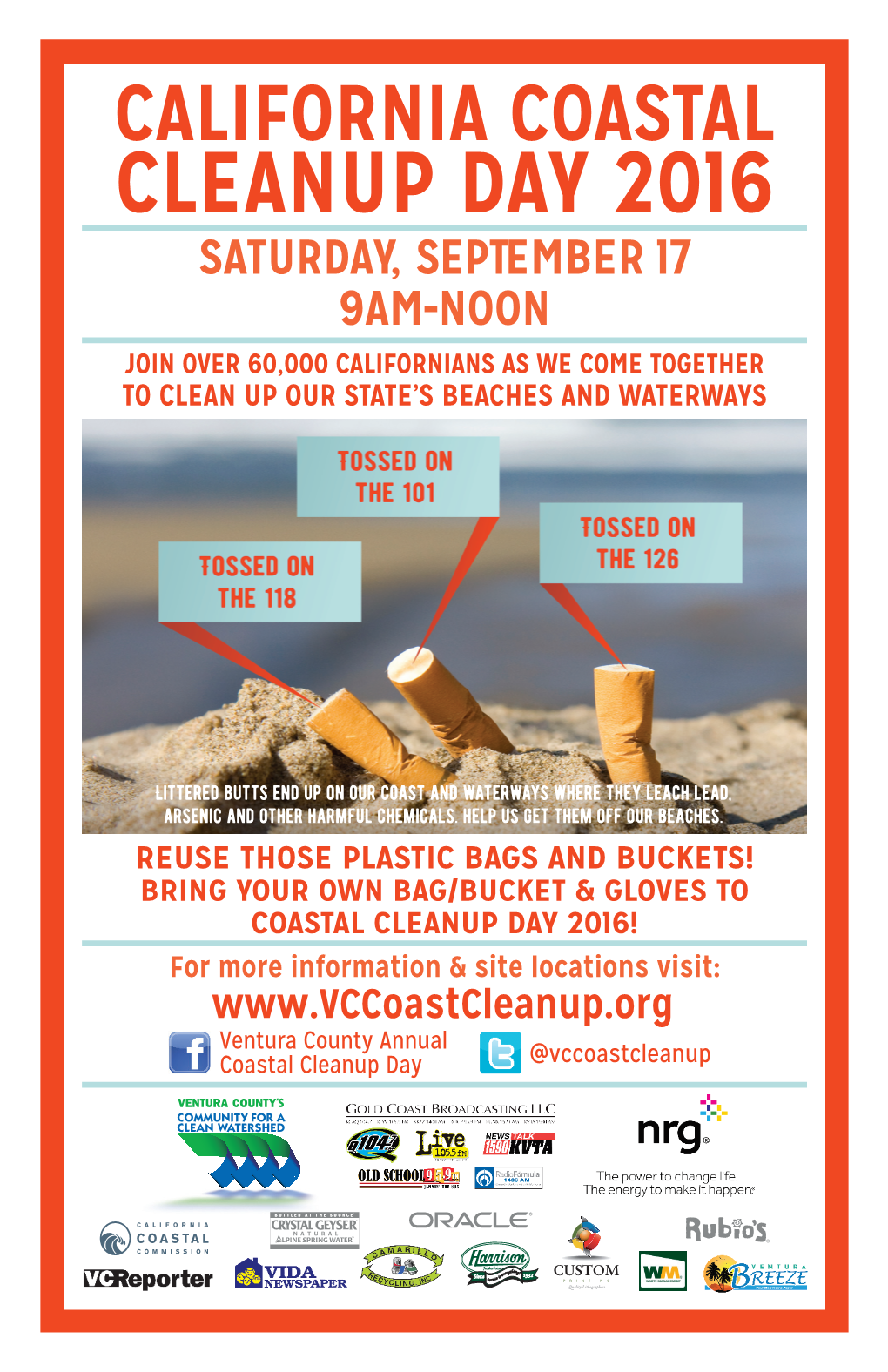 Cleanup Day 2016 Saturday, September 17 9Am-Noon