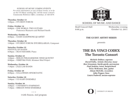 THE DA VINCI CODEX the Toronto Consort