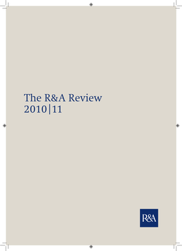 The R&A Review 2010|11