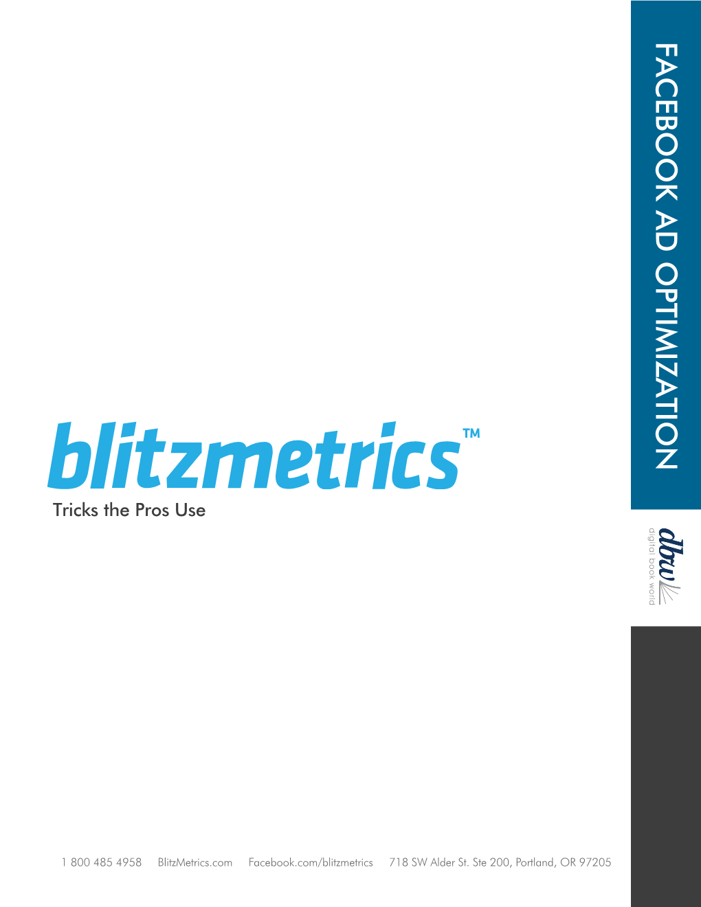 FACEBOOK AD OPTIMIZATION 1 Blitzmetricstm Tricks the Pros Use