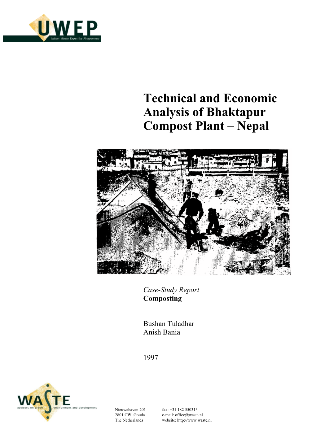 Technical and Economic Analysis of Bhaktapur Compost Plant – Nepal