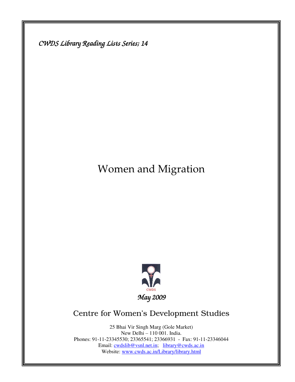 Women and Migration