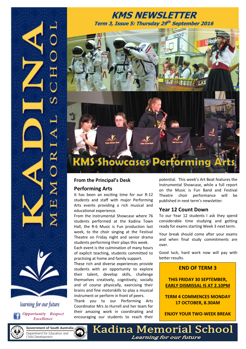 KMS Newsletter Term 3 Week 10