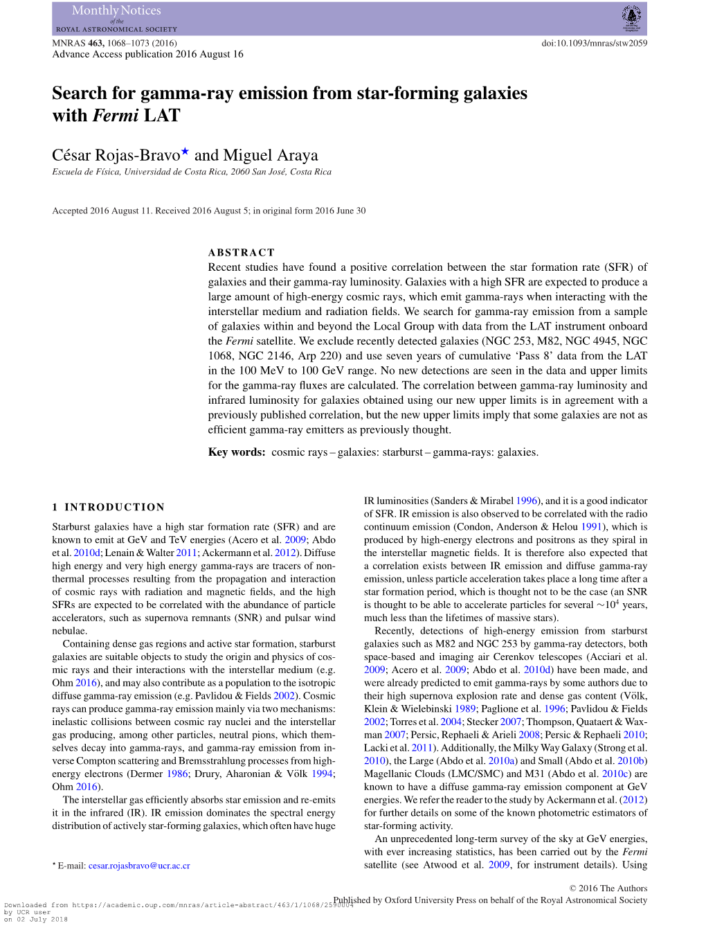 Search for Gamma-Ray Emission from Star-Forming Galaxies with Fermi LAT