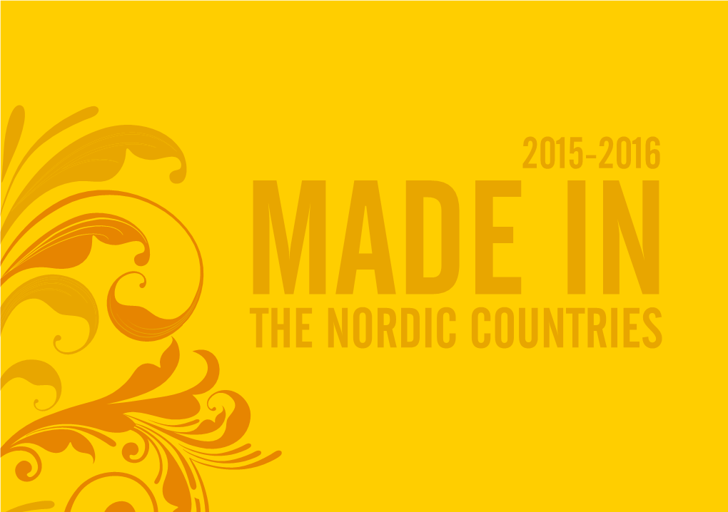 MADE in the Nordic Countries 2015 – 2016