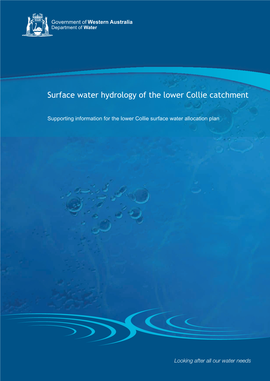 Surface Water Hydrology of the Lower Collie Catchment