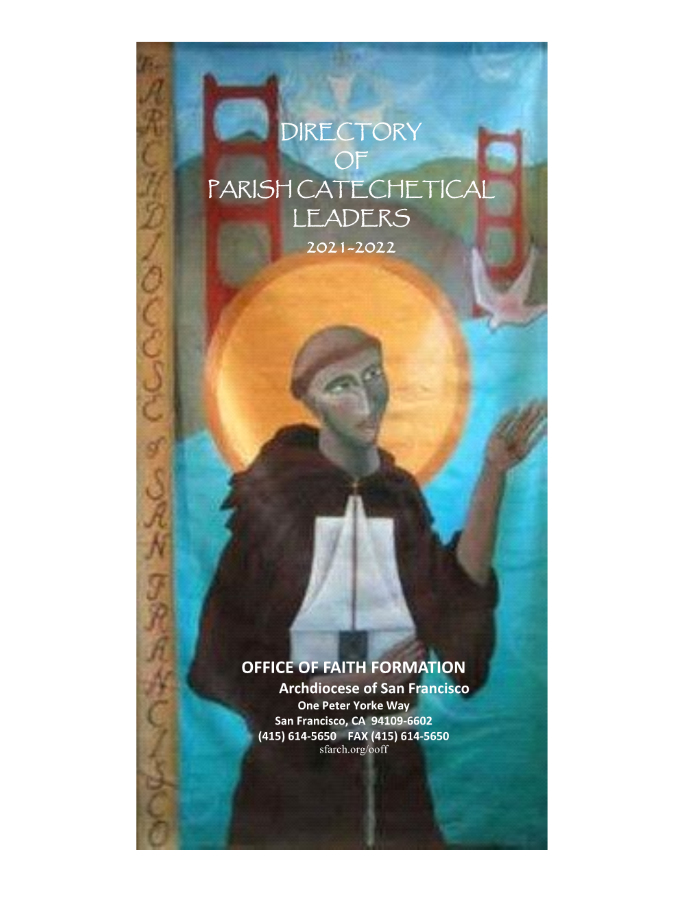 Directory of Parish Catechetical Leaders 2021-2022 Office of Faith Formation