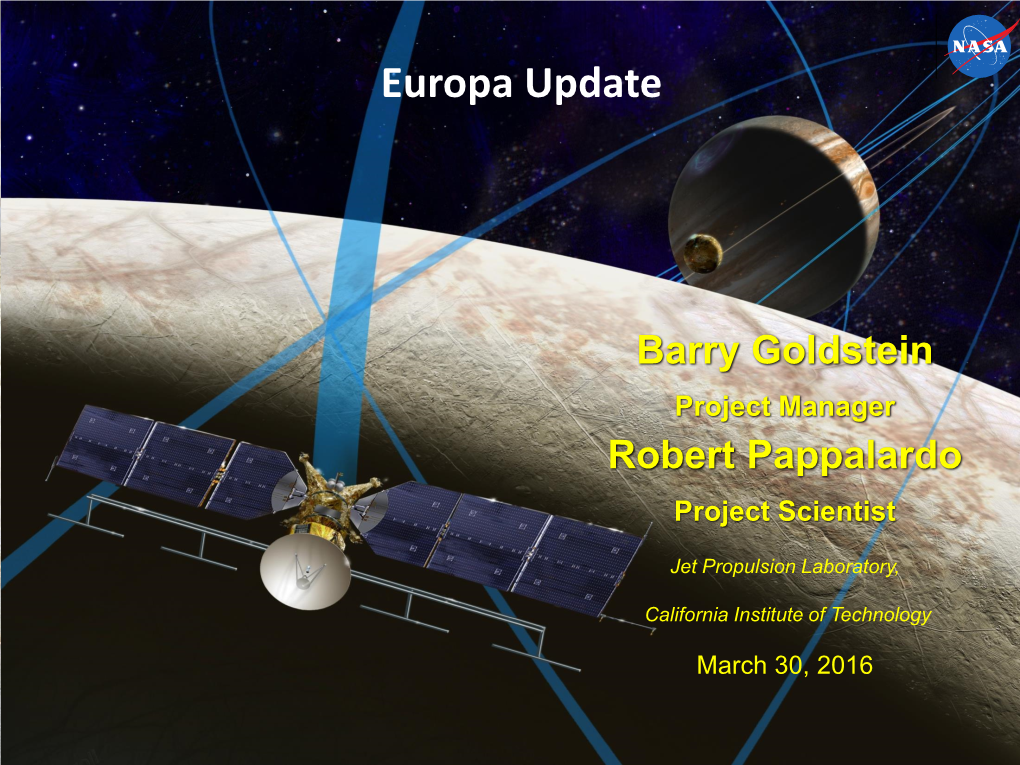 The Europa Clipper Mission