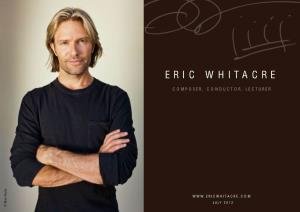 Eric Whitacre Press