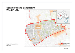 Spitalfields and Banglatown Ward Profile