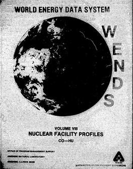 Nuclear Facility Profiles Co—Hu