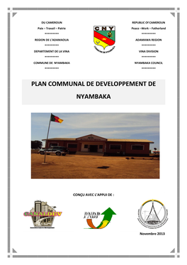 Plan Communal De Developpement De Nyambaka