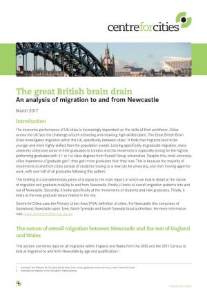 The Great British Brain Drain an Analysis of Migration to and from Newcastle