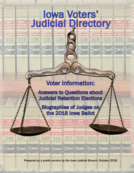 Iowa Voters' Judicial Directory