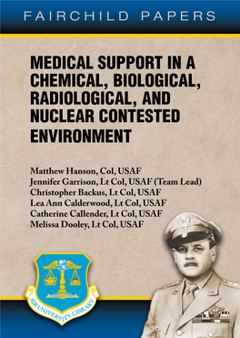 Medical Support in a CBRN Contested Environment