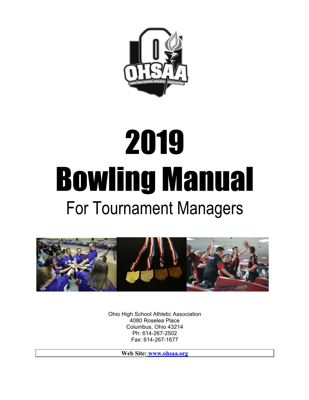 State Tournament Manager's Manual