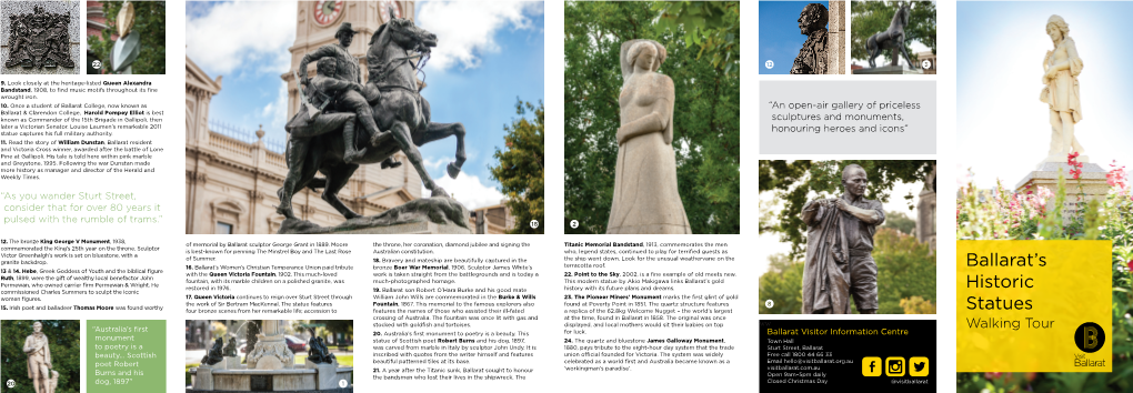 Ballarat's Historic Statues