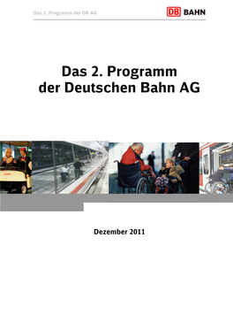 2. Programm Der Deutschen Bahn AG