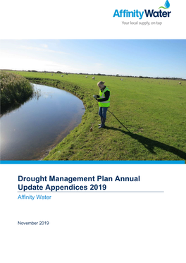 Drought Management Plan Appendices