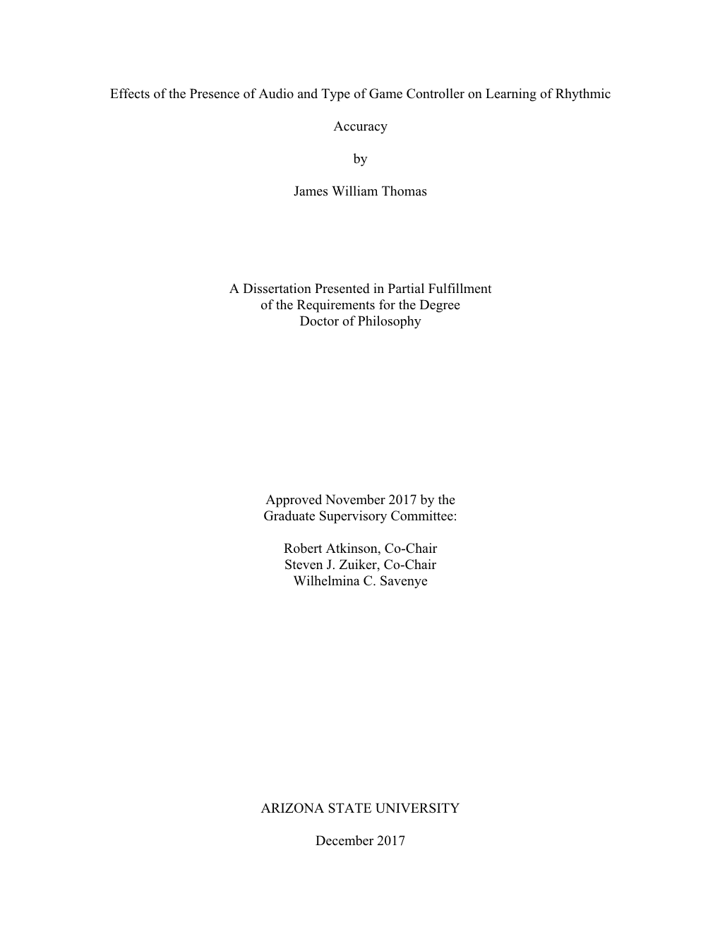 Effects of Audio and Controller on Rhythmic Accuracy