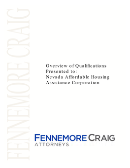 Fennemore Craig P.C. Proposal 09-27-16
