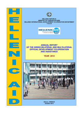 Annual Report of the Greek Bilateral and Multilateral Official Development Co-Operation and Assistance