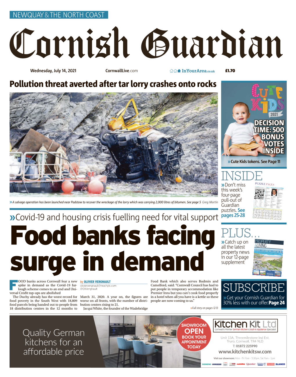 Cornish Guardian (Notice) 14.07.2021