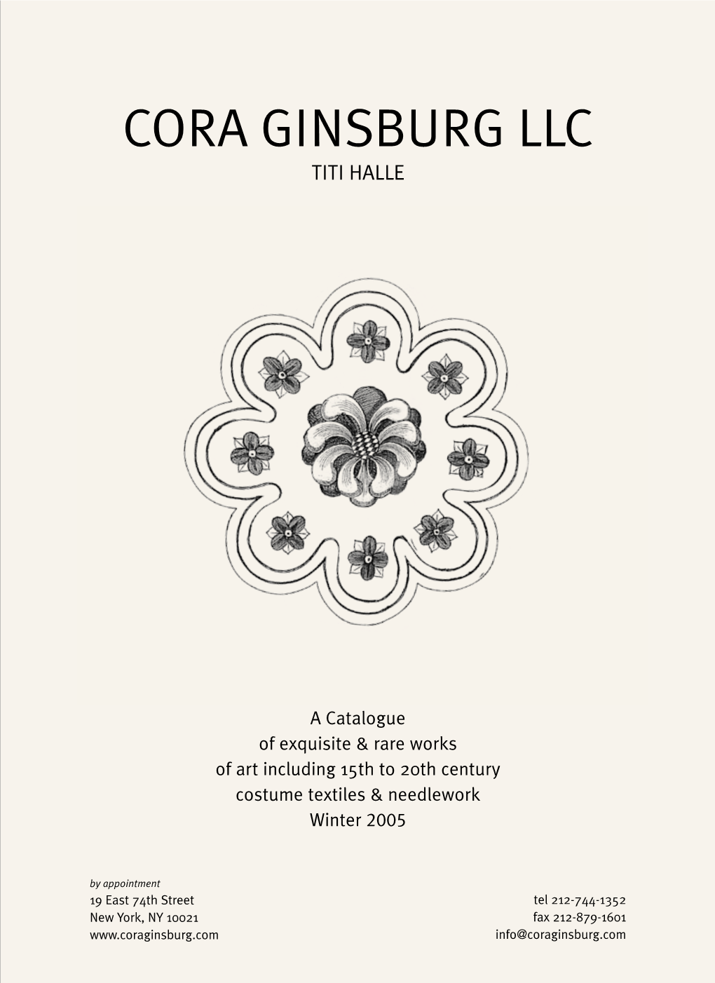 Cora Ginsburg 2005 Catalogue