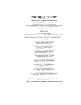 Political Theory