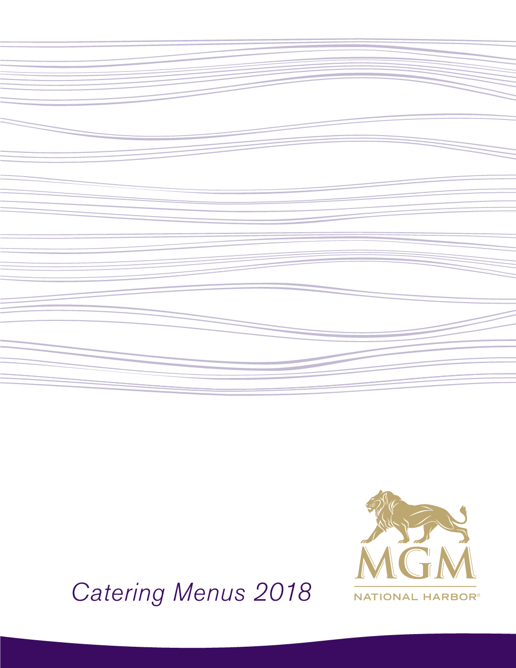 MGM National Harbor Catering Menu