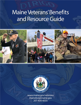 Maine Veterans' Benefits and Resource Guide