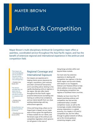 Antitrust & Competition