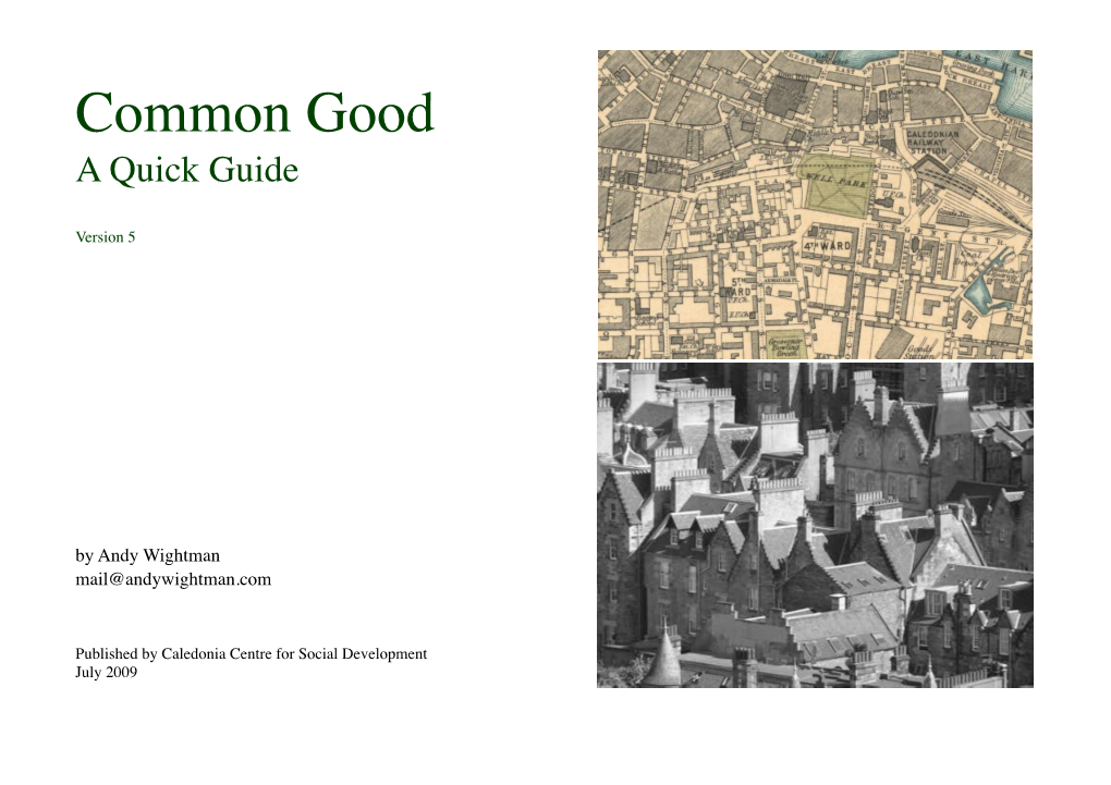 Common Good Awareness Project